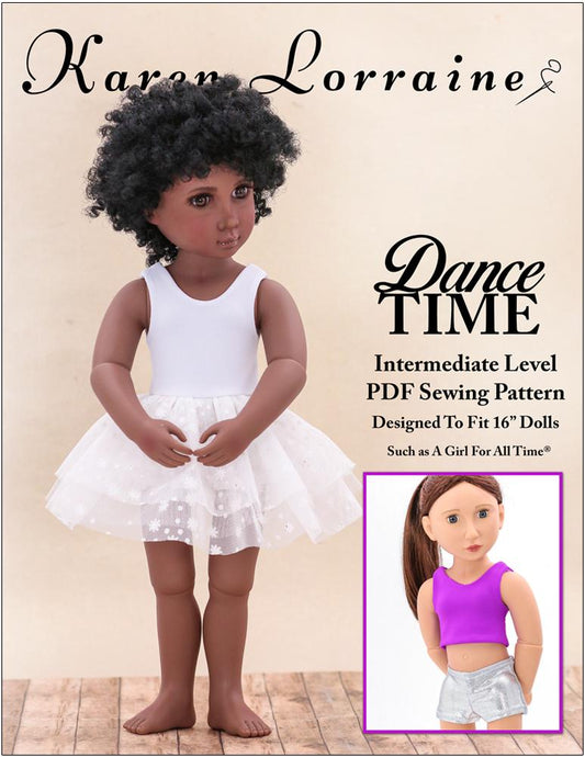 Dance Time Pattern For A Girl For All Time Dolls
