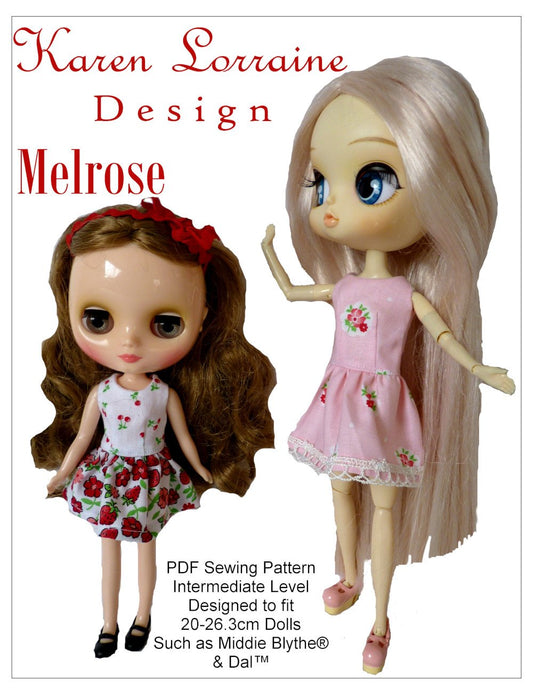 Melrose Dress for Middie Blythe and Pullip Dal Dolls