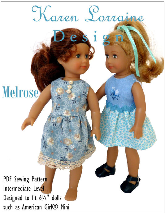 Melrose Dress for 6" Mini Dolls