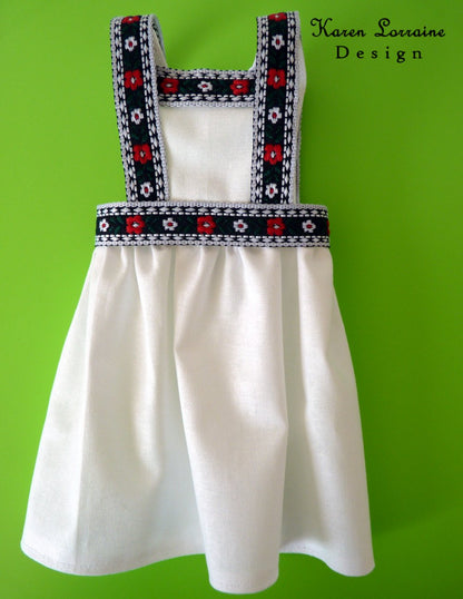 Tyrol 16" Doll Clothes Pattern For A Girl For All Time Dolls