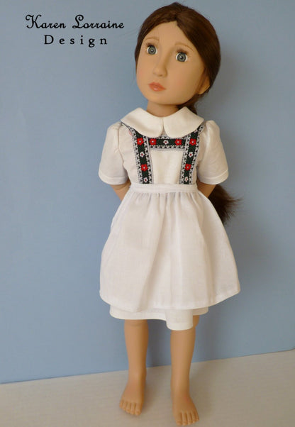 Tyrol 16" Doll Clothes Pattern For A Girl For All Time Dolls