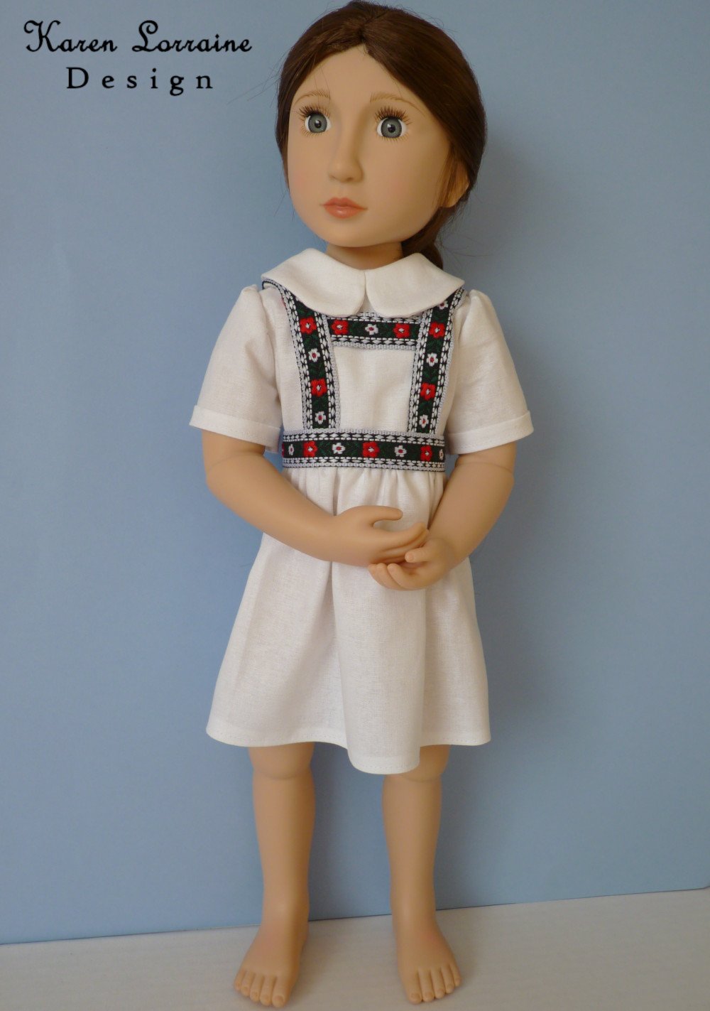 Tyrol 16" Doll Clothes Pattern For A Girl For All Time Dolls