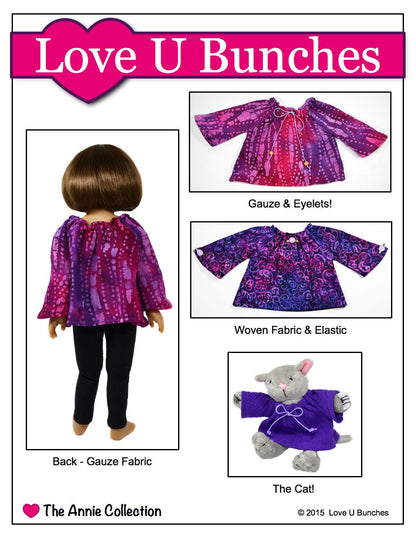 Peasant Blouse for Kidz N Cats Dolls & The Cat