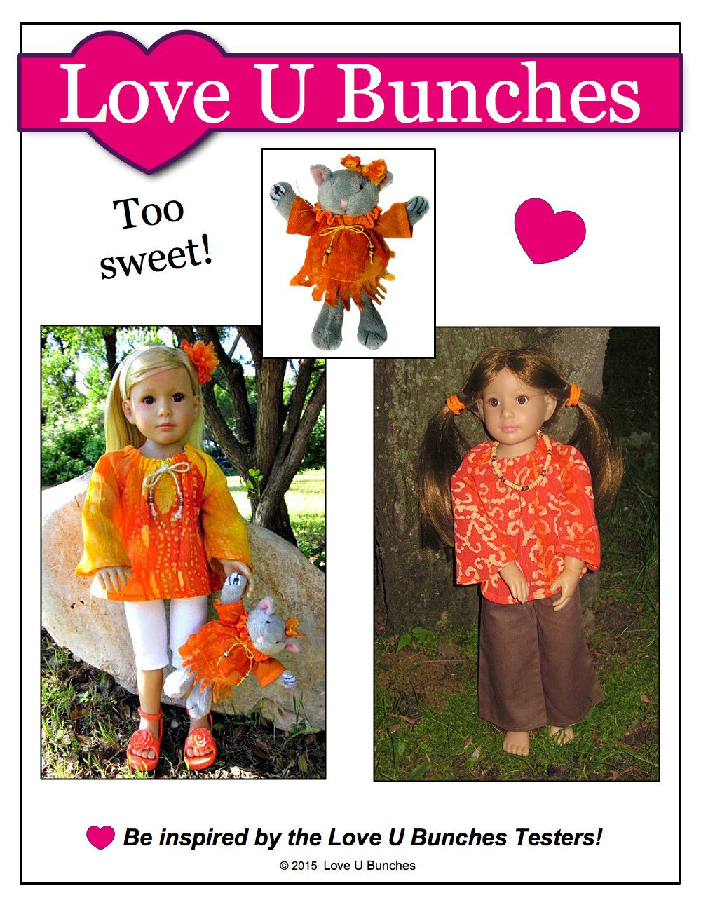 Peasant Blouse for Kidz N Cats Dolls & The Cat