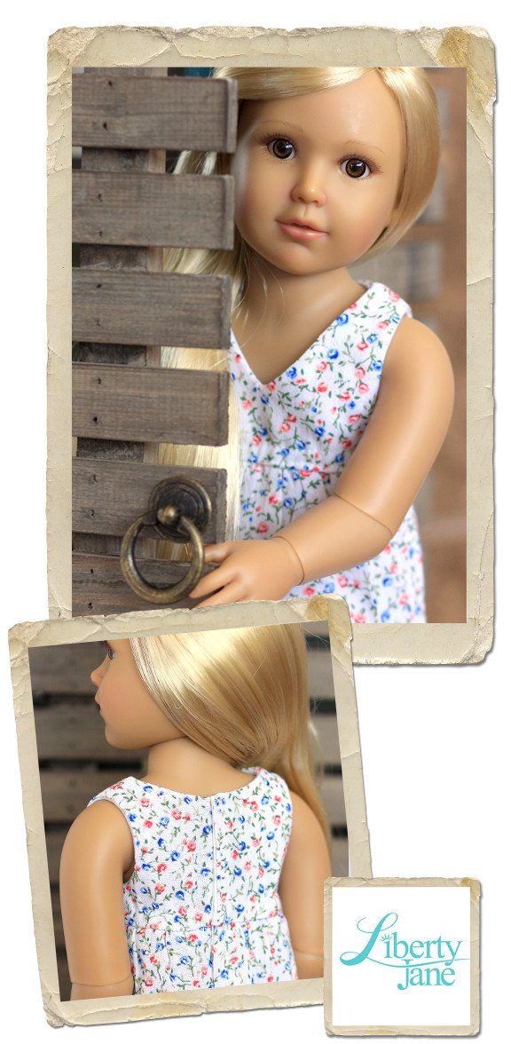 Salina Dress Pattern for Kidz N Cats Dolls