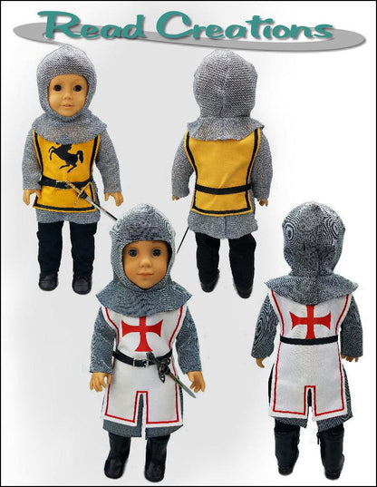 Knight's Garment 18" Doll Clothes Pattern