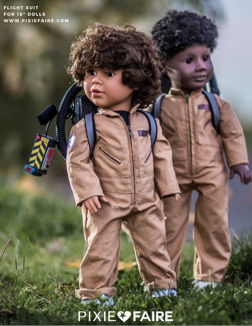 Flight Suit 18" Doll Clothes Pattern