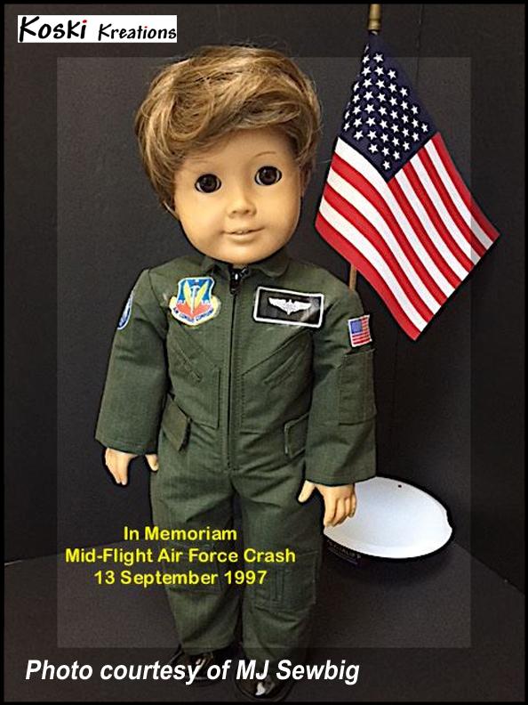 Flight Suit 18" Doll Clothes Pattern