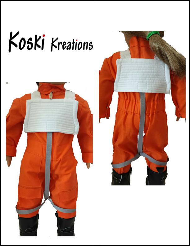 Galactic Pilot 18" Doll Clothes Pattern