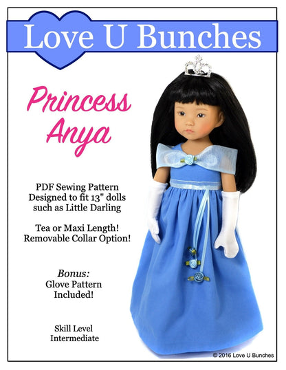 Princess Anya for Little Darling Dolls