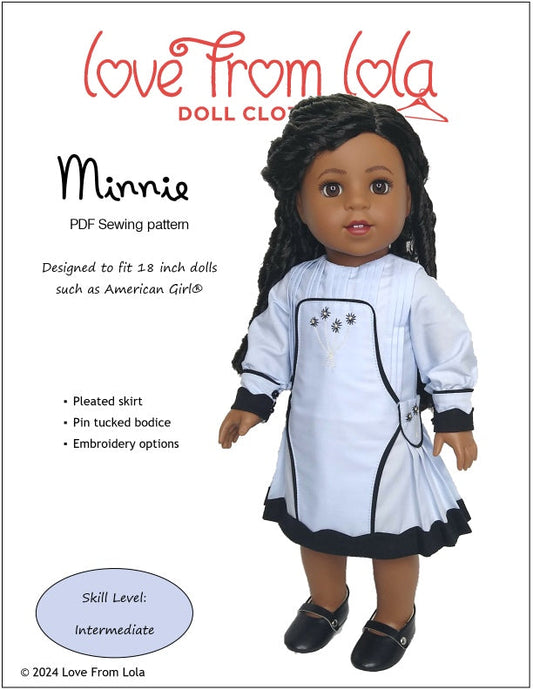 Minnie 18" Doll Clothes Pattern