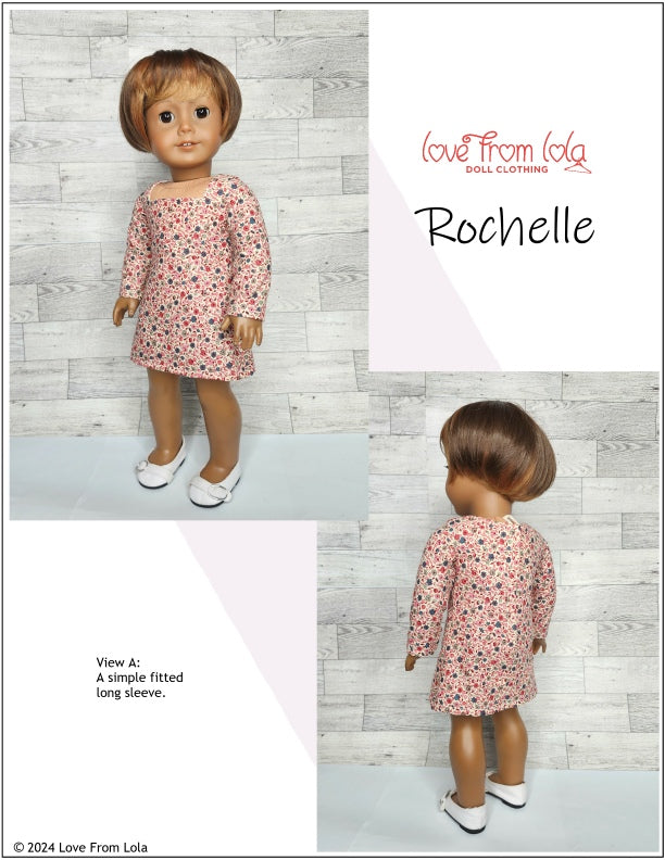 Rochelle 18" Doll Clothes Pattern