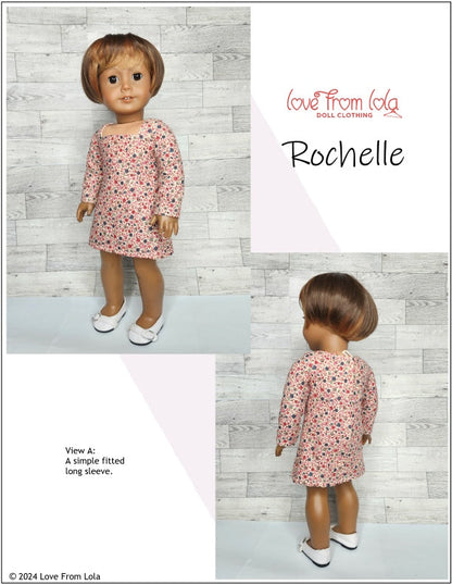 Rochelle 18" Doll Clothes Pattern