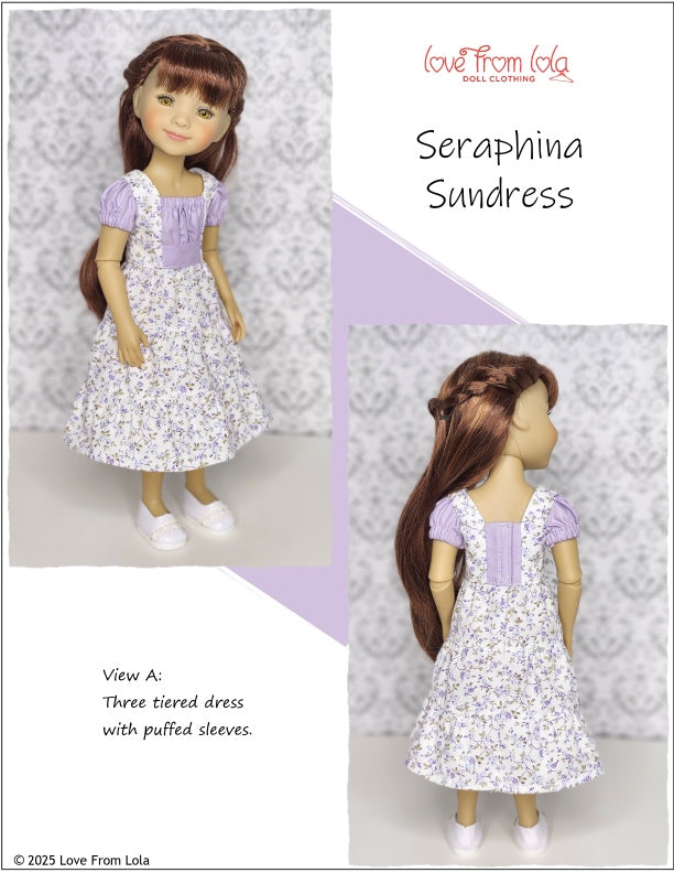 Seraphina Sundress 14.5-15" Doll Clothes Pattern