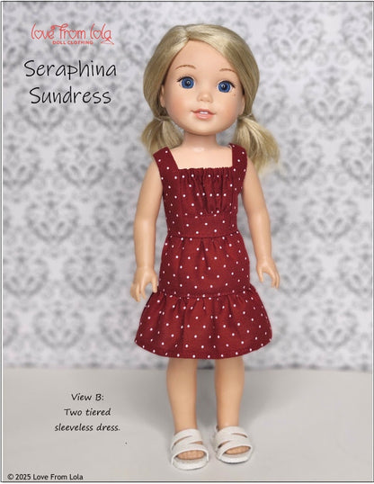 Seraphina Sundress 14.5-15" Doll Clothes Pattern