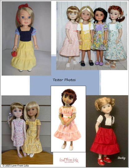 Seraphina Sundress 14.5-15" Doll Clothes Pattern