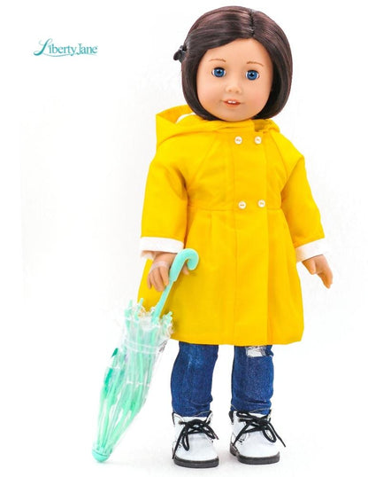 Pepper Hill Raincoat 18" Doll Clothes Pattern