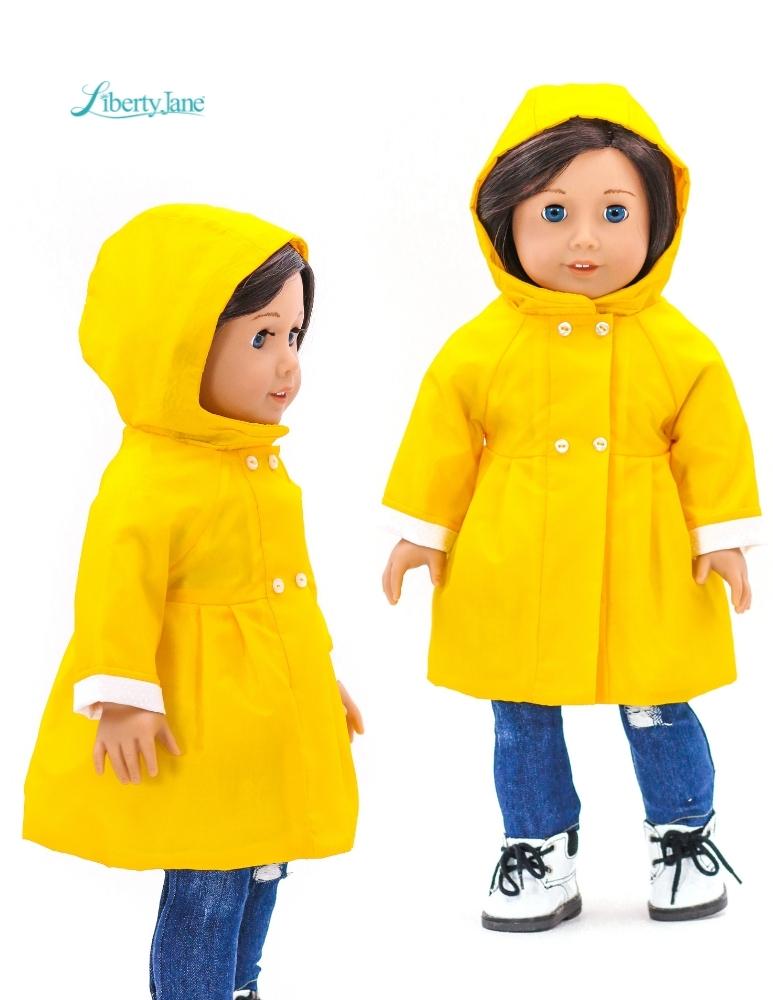 Pepper Hill Raincoat 18" Doll Clothes Pattern