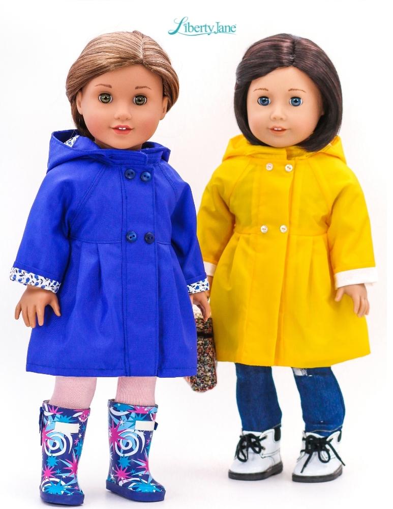 Pepper Hill Raincoat 18" Doll Clothes Pattern