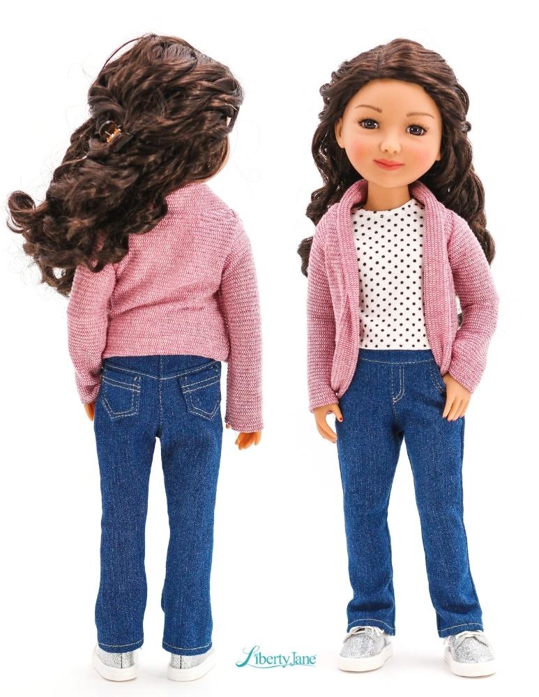 Jeans Bundle Pattern For 15" Ruby Red Fashion Friends Dolls