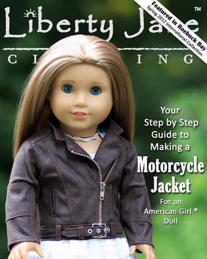 Motorcycle Jacket 18" Doll Clothes Pattern