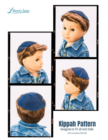 Kippah 18” Doll Clothes Pattern