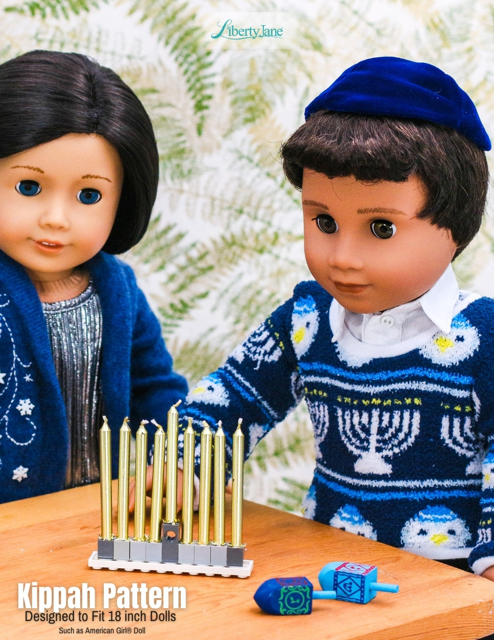 Kippah 18” Doll Clothes Pattern