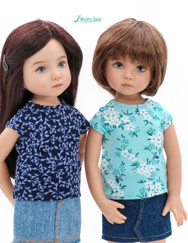 FREE T-Shirt Pattern For Little Darling Dolls