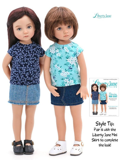 FREE T-Shirt Pattern For Little Darling Dolls