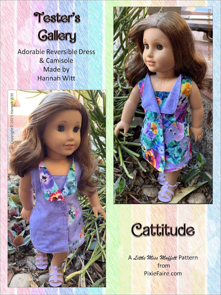 Cattitude 18" Doll Clothes Pattern