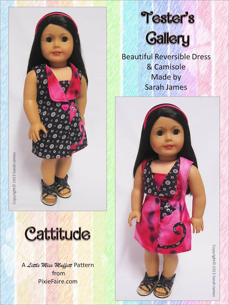 Cattitude 18" Doll Clothes Pattern