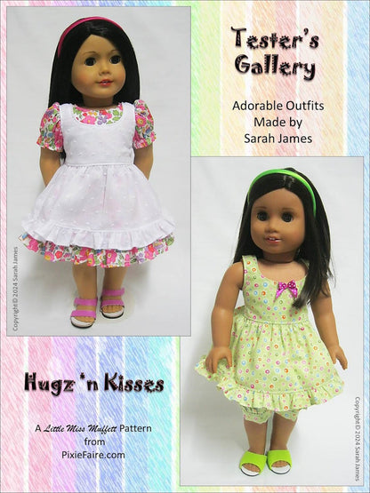 Hugz 'n Kisses 18" Doll Clothes Pattern