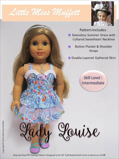Lady Louise 18" Doll Clothes Pattern
