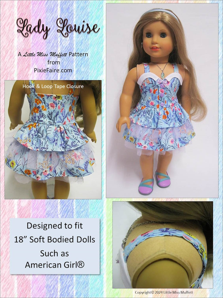 Lady Louise 18" Doll Clothes Pattern