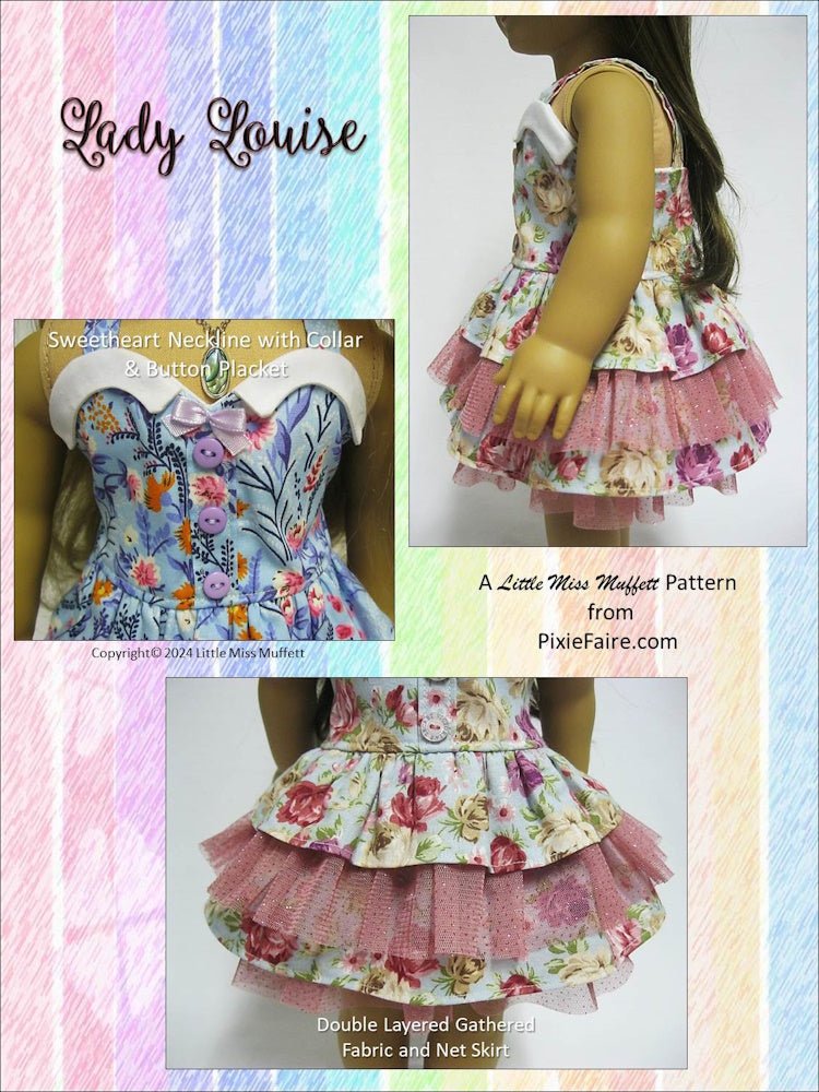 Lady Louise 18" Doll Clothes Pattern