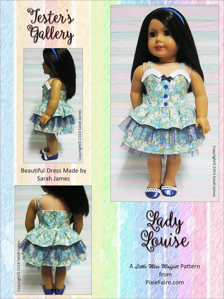 Lady Louise 18" Doll Clothes Pattern