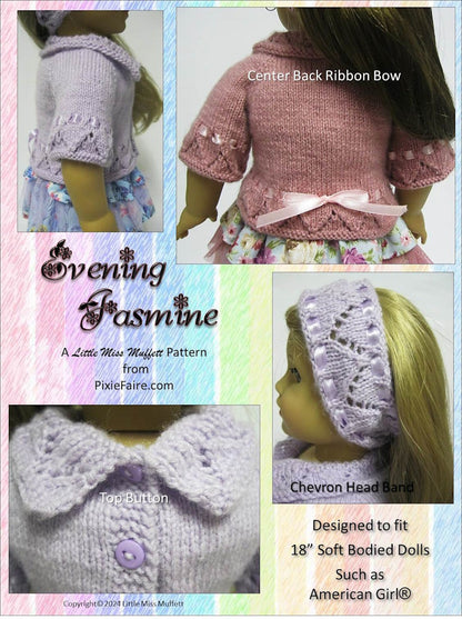 Lady Louise Evening Jasmine Bundle 18" Doll Clothes Pattern