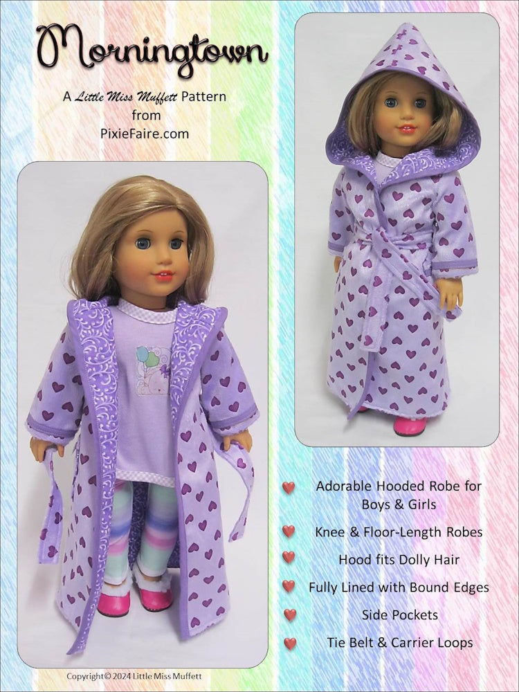 Morningtown 18" Doll Clothes Pattern