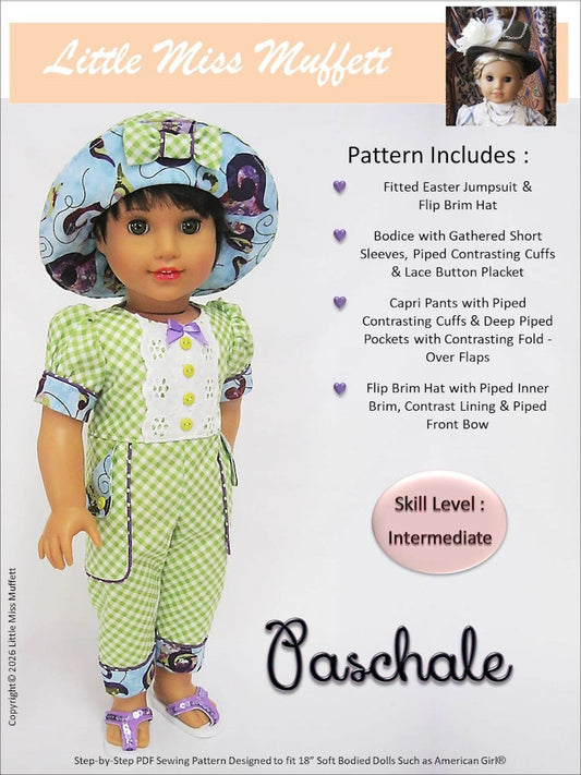 Paschale 18" Doll Clothes Pattern
