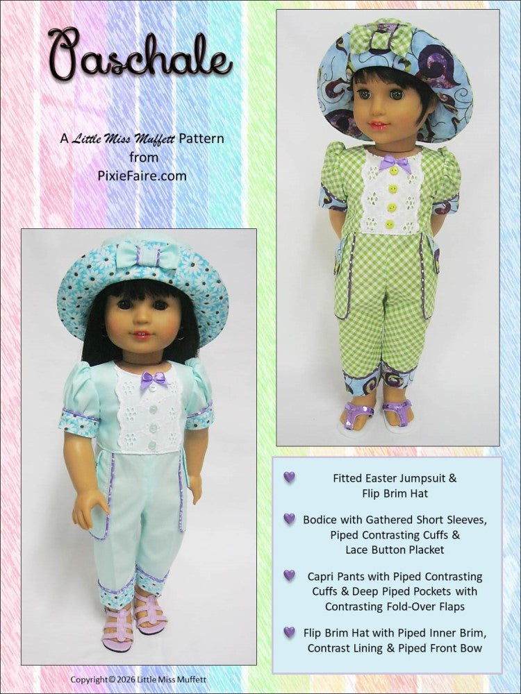 Paschale 18" Doll Clothes Pattern