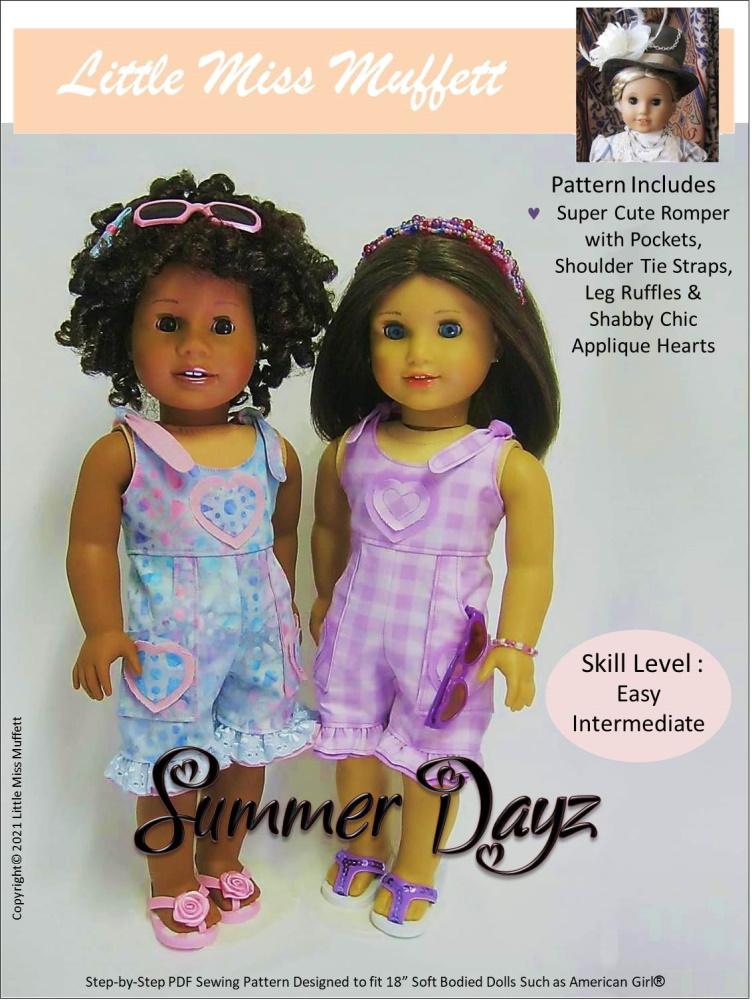 Summer Dayz Pattern For 18 Inch Dolls