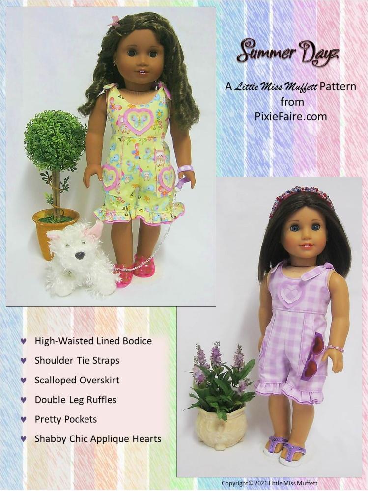 Summer Dayz Pattern For 18 Inch Dolls