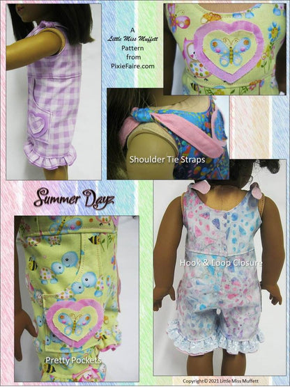Summer Dayz Pattern For 18 Inch Dolls