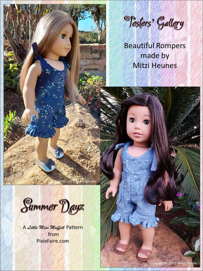 Summer Dayz Pattern For 18 Inch Dolls