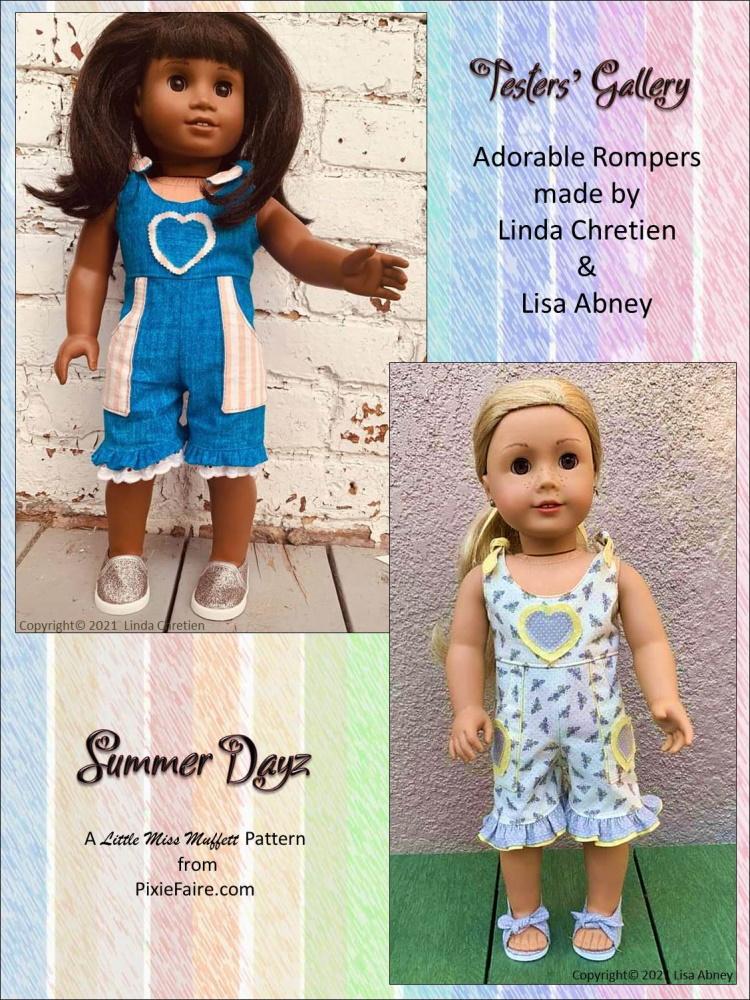 Summer Dayz Pattern For 18 Inch Dolls