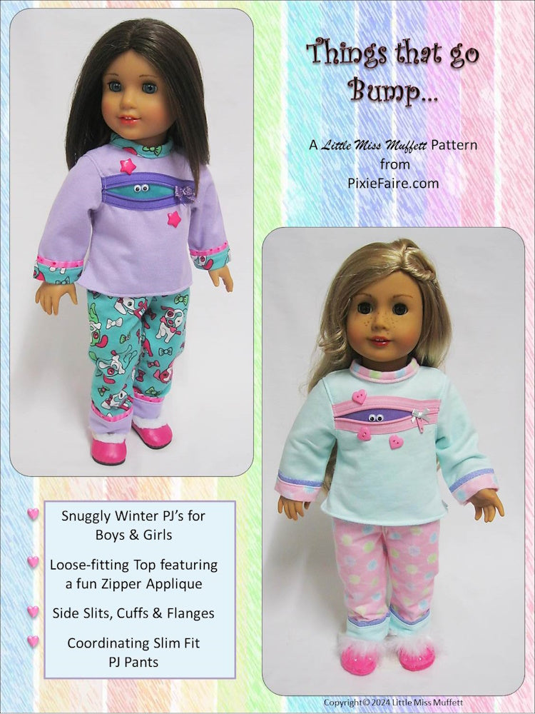 Things That Go Bump 18" Doll Clothes Pattern