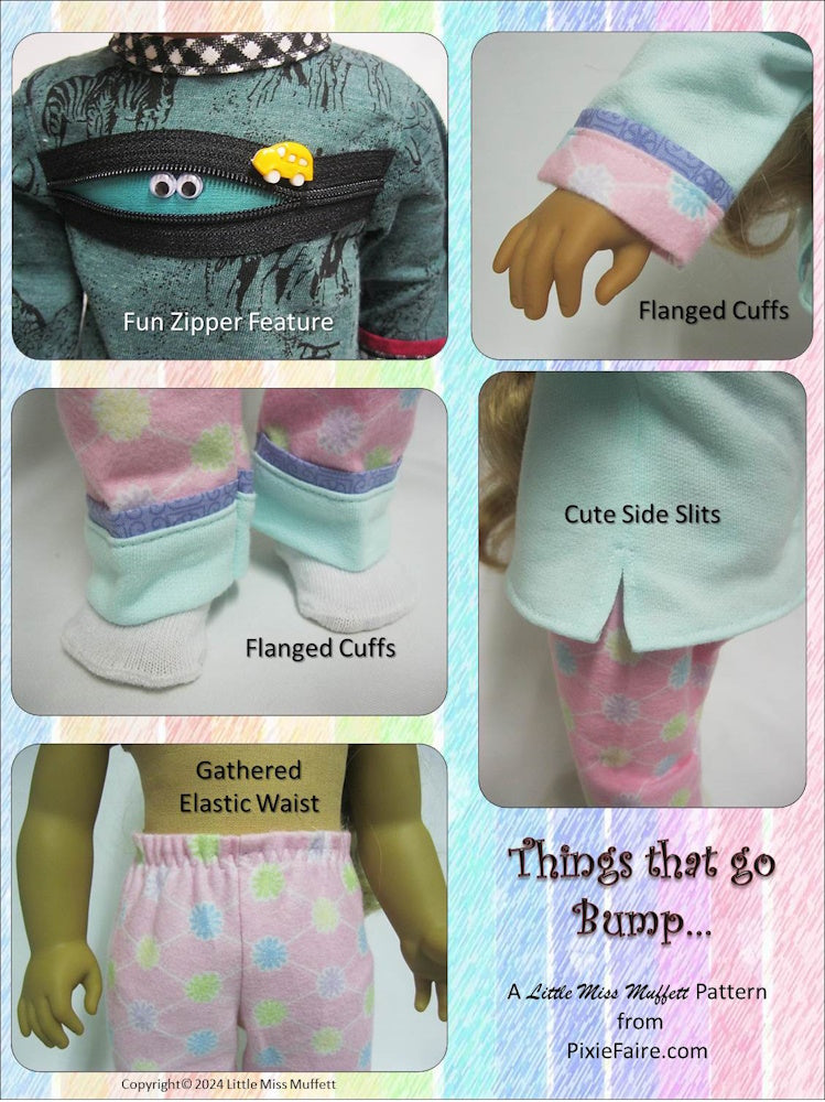 Things That Go Bump 18" Doll Clothes Pattern