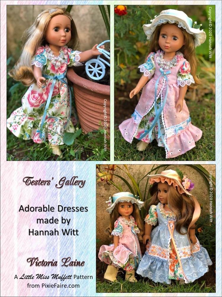 Victoria Laine 14.5" Doll Clothes Pattern