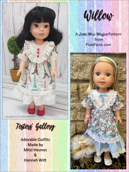 Willow 14.5" Doll Clothes Pattern