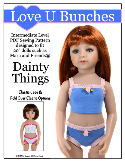 Dainty Things Pattern for Maru and Friends